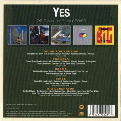 Yes - Original Album Series (2013) - 5 CD Box Set