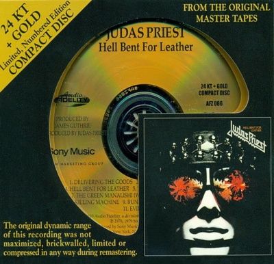 Judas Priest - Hell Bent For Leather (1978) - 24 KT Gold Numbered Limited Edition