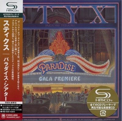 Styx - Paradise Theatre (1981) - SHM-CD Paper Mini Vinyl