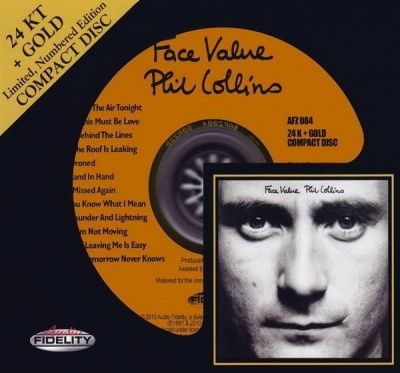 Phil Collins - Face Value (1981) - 24 KT Gold Numbered Limited Edition