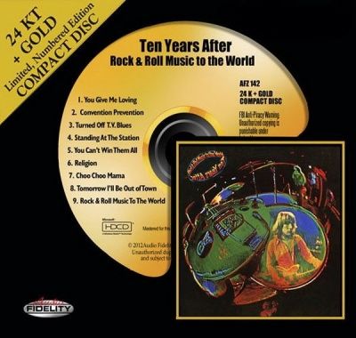 Ten Years After - Rock & Roll Music To The World (1972) - 24 KT Gold Numbered Limited Edition