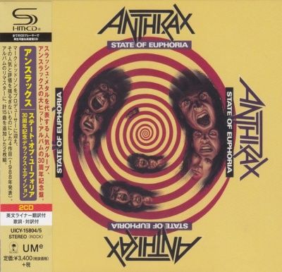 Anthrax - State Of Euphoria (1988) - 2 SHM-CD Anniversary Edition