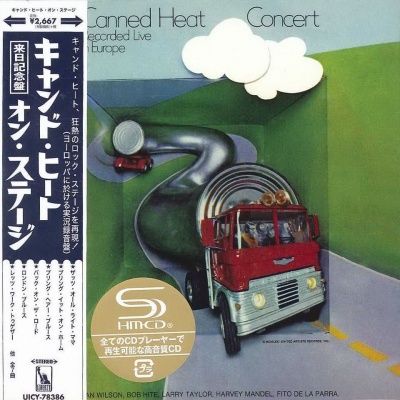 Canned Heat - 70 Concert: Recorded Live In Europe (1970) - SHM-CD Paper Mini Vinyl