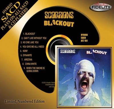 Scorpions - Blackout (1982) - 24 KT Gold, Collector's Edition, Hybrid SACD