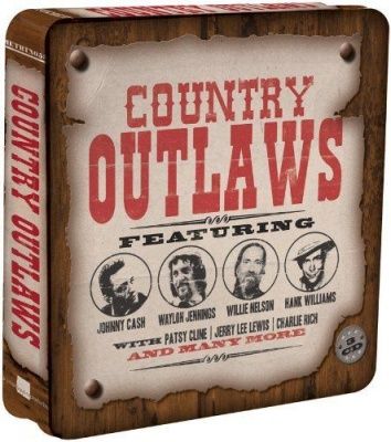 V/A Country Outlaws (2012) - 3 CD Tin Box Set Collector's Edition