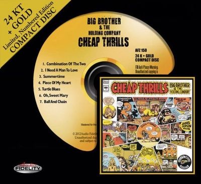 Big Brother & The Holding Company - Cheap Thrills (1968) - 24 KT Gold Numbered Limited Edition