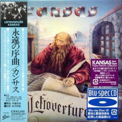 Kansas - Leftoverture (1976) - Blu-spec CD Paper Mini Vinyl