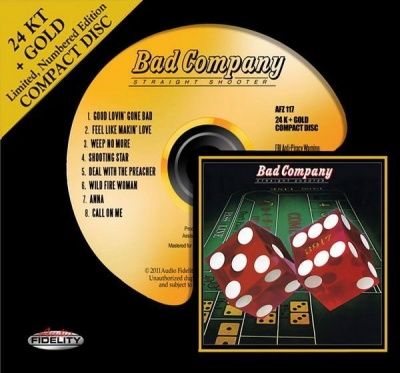 Bad Company - Straight Shooter (1975) - 24 KT Gold Numbered Limited Edition