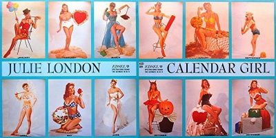 Julie London - Calendar Girl (1956) - Paper Mini Vinyl