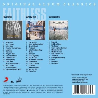 Faithless - Original Album Classics (2011) - 3 CD Box Set