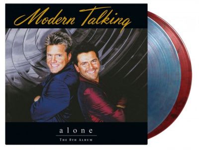 Modern Talking - Alone: The 8th Album (1999) (180 Gram Marbled Red & Blue Vinyl) 2 LP