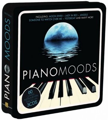 V/A Piano Moods (2010) - 3 CD Tin Box Set Collector's Edition
