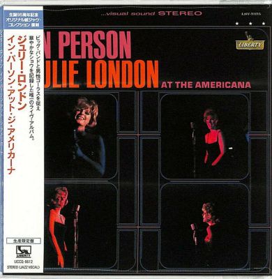Julie London - In Person At The Americana (1964) - Paper Mini Vinyl