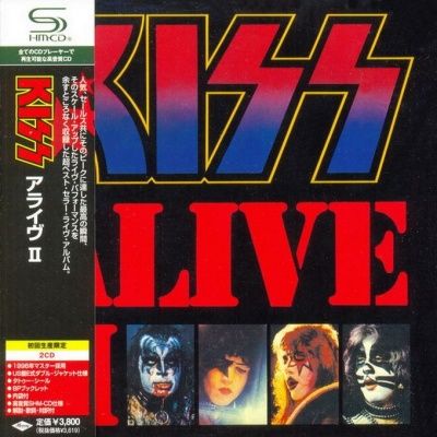 Kiss - Alive II (1977) - 2 SHM-CD Paper Mini Vinyl